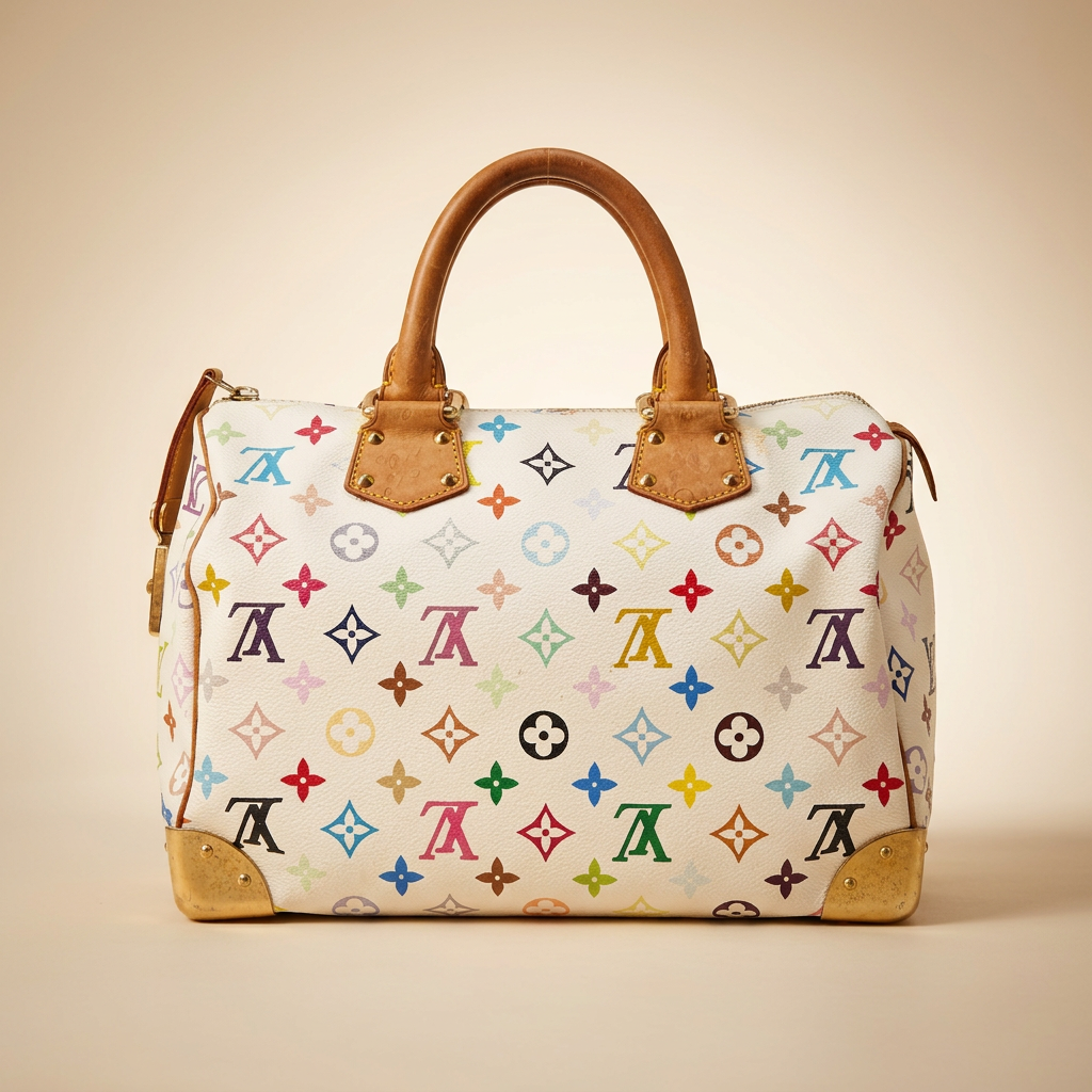 Louis Vuitton Multicolore Speedy 30 — front detail